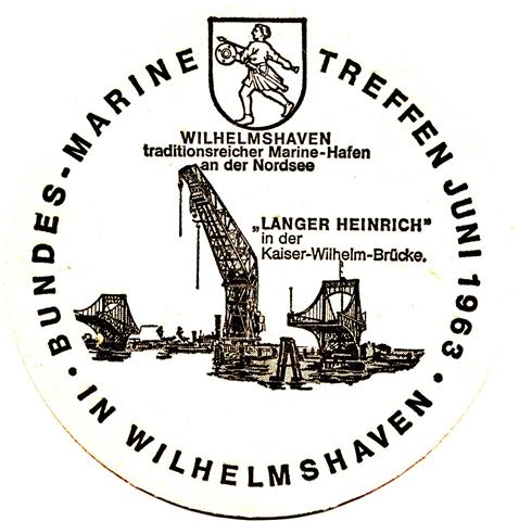wilhelmshaven whv-ni stadt wilhelmshaven 1a (rund215-marine treffen 1993-schwarz)